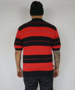 FB County TRILOGY Charlie Brown Shirt Black/Red/Grey Clothing