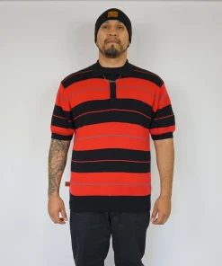 FB County TRILOGY Charlie Brown Shirt Black/Red/Grey Clothing