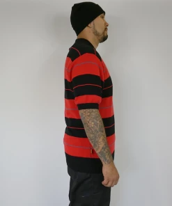 FB County TRILOGY Charlie Brown Shirt Black/Red/Grey Clothing