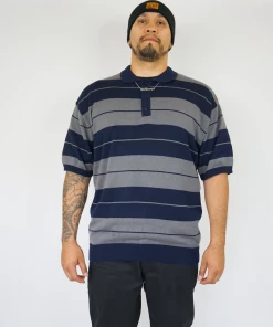 FB County Charlie Brown Shirt Navy/Grey