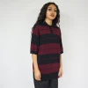 FB County Charlie Brown Shirt Black/Burgundy Clothing