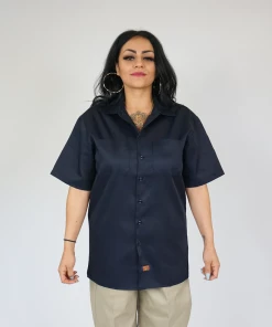 FB County Short Sleeve Kackie Work Shirt Navy