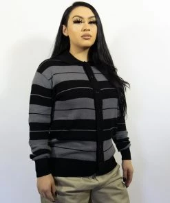 FB County Long Sleeve Charlie Brown Shirt - Black/Grey New Release