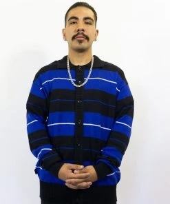 FB County Long Sleeve Charlie Brown Shirt - Black/Royal/White New Releases