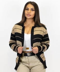 FB County Long Sleeve Charlie Brown Shirt - Black/Tan