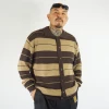FB County Long Sleeve Charlie Brown Shirt - Brown/Tan New Releases