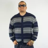 New Releases FB County Long Sleeve Charlie Brown Shirt - Navy/Grey/White