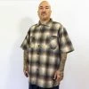 FB County Short Sleeve Wool Shirt - Brown/Tan/Black New Releases
