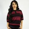 NEW FB County TRILOGY Charlie Brown Shirt - Black/Burgundy/Grey