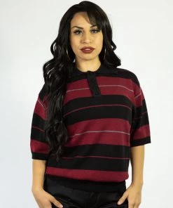 NEW FB County TRILOGY Charlie Brown Shirt - Black/Burgundy/Grey