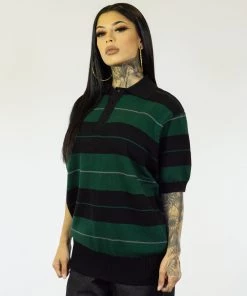 FB County TRILOGY Charlie Brown Shirt Black/Green/Grey