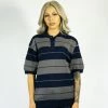 Clothing FB County Charlie Brown Shirt Navy/Grey