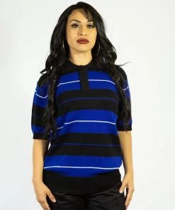 FB County TRILOGY Charlie Brown Shirt Black/Royal/White