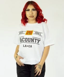 FB County T-Shirt With EST 1991 White Clothing