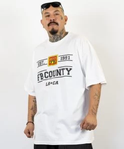 FB County T-Shirt With EST 1991 White Clothing