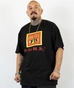 FB County T-Shirt With REAL OG SH_T Black