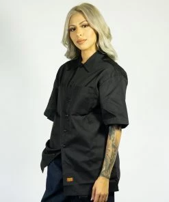 Clothing FB County Short Sleeve Kackie Work Shirt Black
