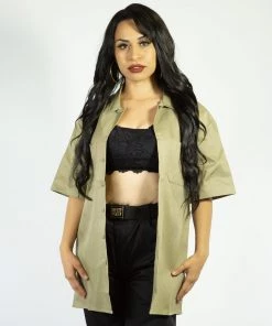 Clothing FB County Short Sleeve Kackie Work Shirt Beige