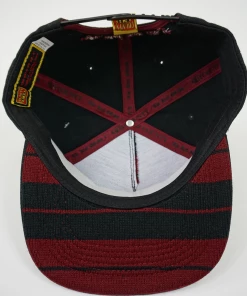 FB County Charlie Brown Cap/Hat Black/Burgundy