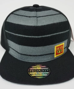 FB County Charlie Brown Cap/Hat Black/Grey Accessories