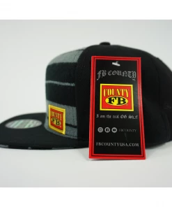 FB County Charlie Brown Cap/Hat Black/Grey Accessories