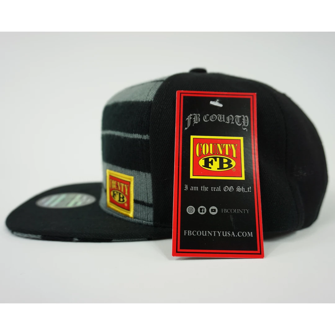 FB County Charlie Brown Cap/Hat Black/Grey Accessories 4 FB County Charlie Brown Cap/Hat Black/Grey Accessories