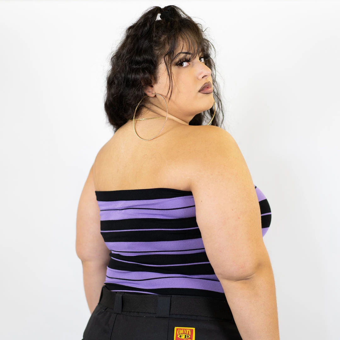 New Release FB County Charlie Brown Tube Top - Black/Lavender 7 New Release FB County Charlie Brown Tube Top - Black/Lavender