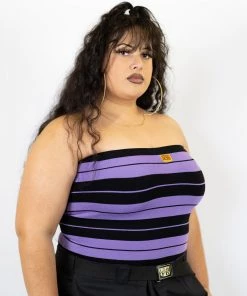 New Release FB County Charlie Brown Tube Top - Black/Lavender 9 New Release FB County Charlie Brown Tube Top - Black/Lavender
