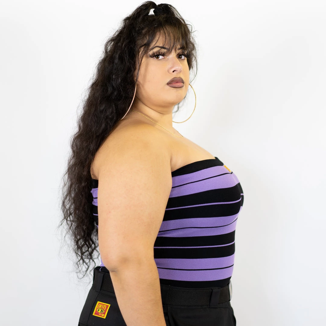 New Release FB County Charlie Brown Tube Top - Black/Lavender 6 New Release FB County Charlie Brown Tube Top - Black/Lavender