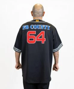 New Releases FB County Mens Baseball Classic Signature Jersey - Black