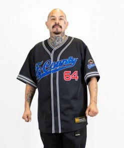 New Releases FB County Mens Baseball Classic Signature Jersey - Black