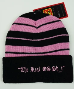 FB County Charlie Brown Beanie - Black/Pink Accessories