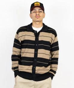 New Releases FB County Long Sleeve Charlie Brown Shirt - Black/Tan