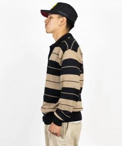 New Releases FB County Long Sleeve Charlie Brown Shirt - Black/Tan