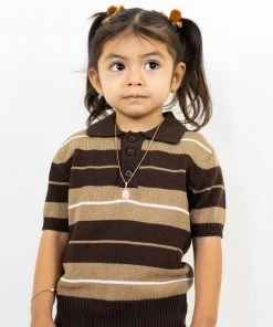 FB County Kid Charlie Brown Shirt - Brown/Tan/White