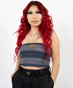FB County Charlie Brown Tube Top - Charcoal/Grey