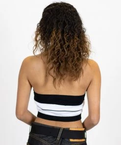 FB County Collared Halter Top - Black/White New Release