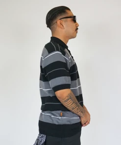 FB County TRILOGY Charlie Brown Shirt Black/Grey/White Clothing