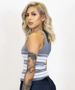 FB County Charlie Brown Tank Top - Grey/White