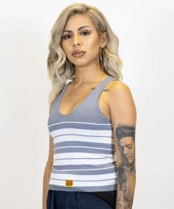 FB County Charlie Brown Tank Top - Grey/White