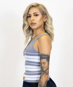 FB County Charlie Brown Tank Top - Grey/White