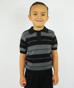 FB County Kid Charlie Brown Shirt Black/Grey Kids