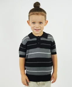 NEW FB County Kid Charlie Brown Shirt Black/Grey/White Kids