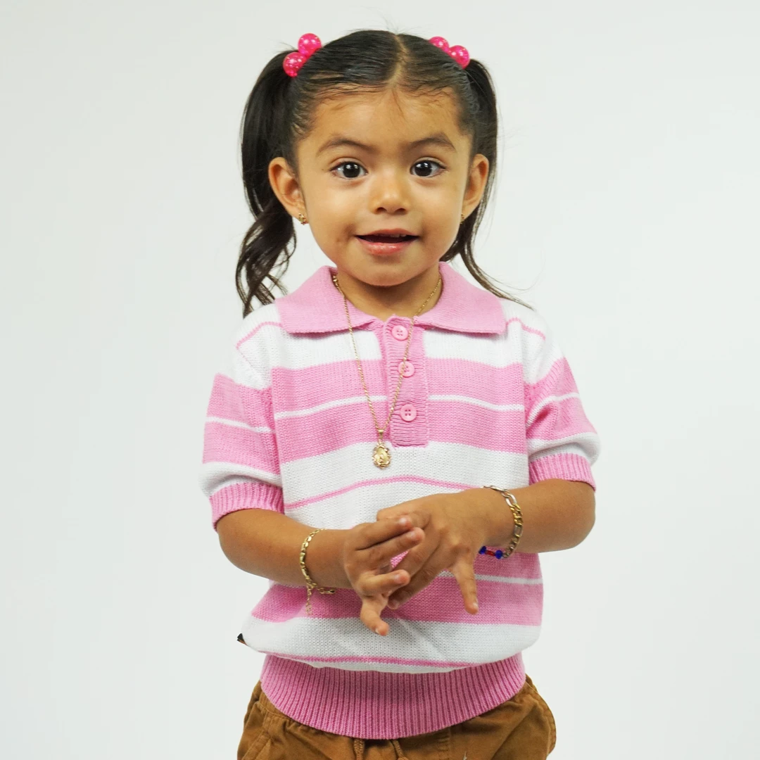 NEW FB County Kid Charlie Brown Shirt - Pink/White Kids 3 NEW FB County Kid Charlie Brown Shirt - Pink/White Kids