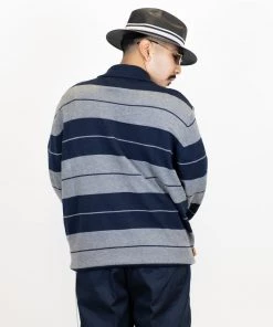 FB County Long Sleeve Charlie Brown Shirt - Navy/Heather New Releases