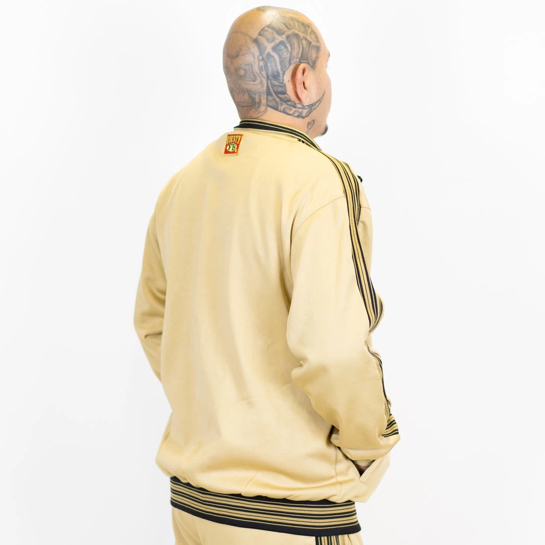 FB County Mens Track Jacket - Tan 5 FB County Mens Track Jacket - Tan