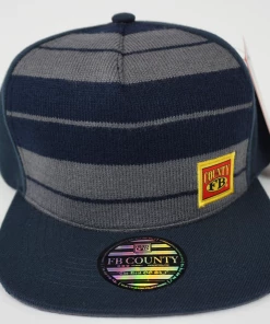 FB County Charlie Brown Cap/Hat Navy/Grey Accessories