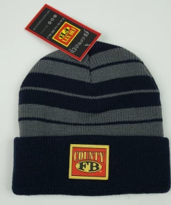 FB County Charlie Brown Beanie - Navy/Grey Accessories