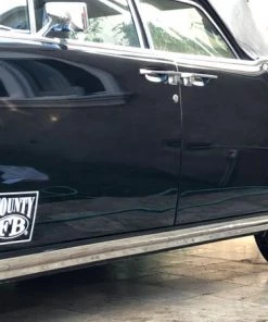 FB County Car Decals Black/White