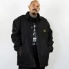 FB County Men's Oversized Black Denim Jacket